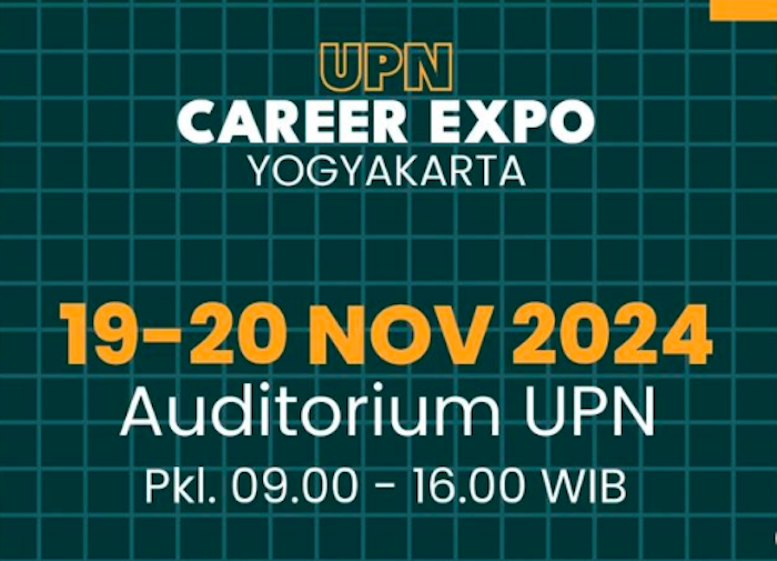 JOB FAIR UPN JOGJA 2024, Tanggal 19 – 20 November: Link Daftar Gratis KESINI